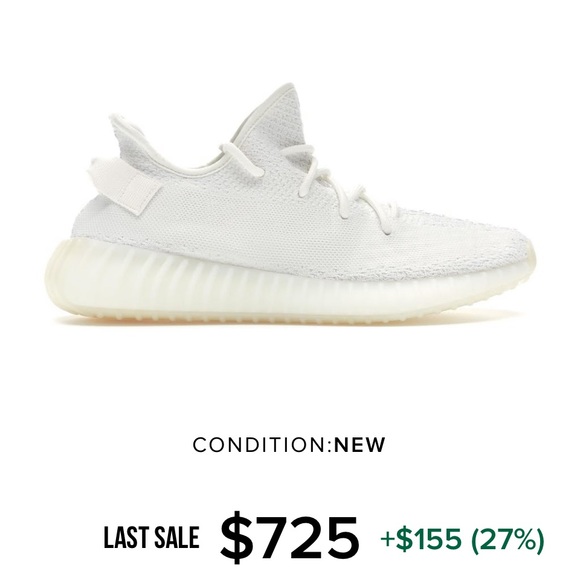 YEEZY Boost 350 V2 Triple White Adidas Sneakers - Picture 11 of 17